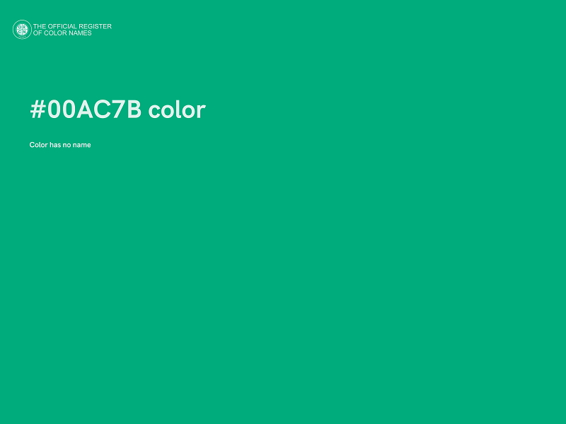 #00AC7B color image