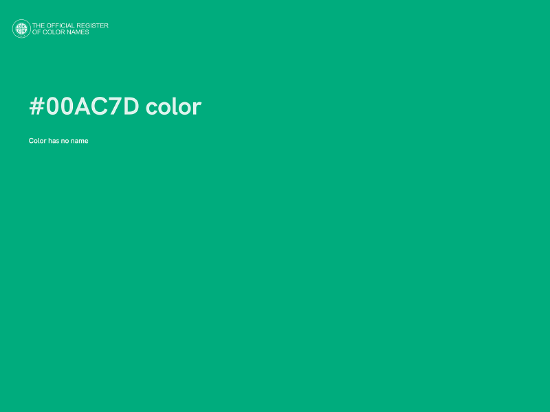 #00AC7D color image