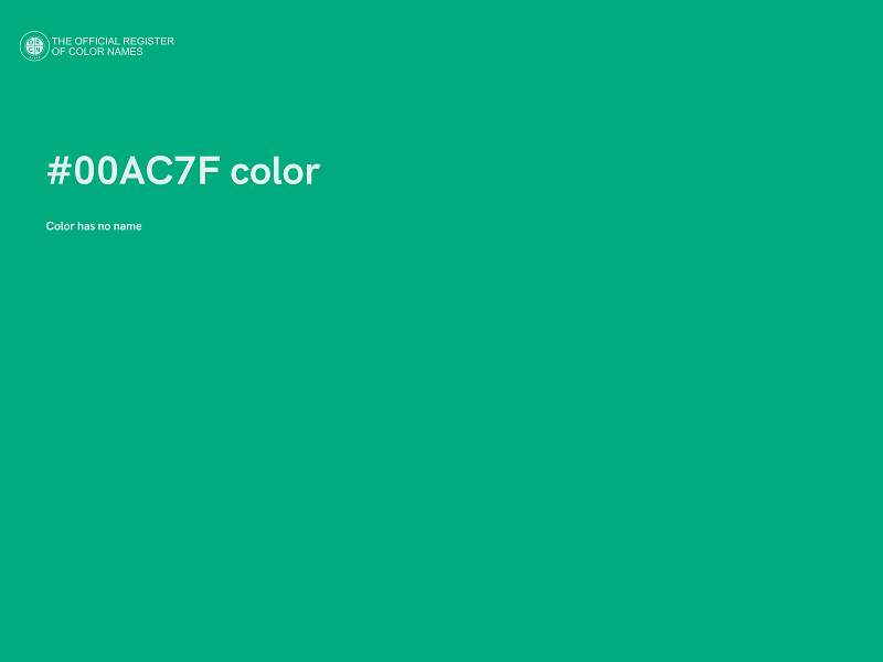 #00AC7F color image