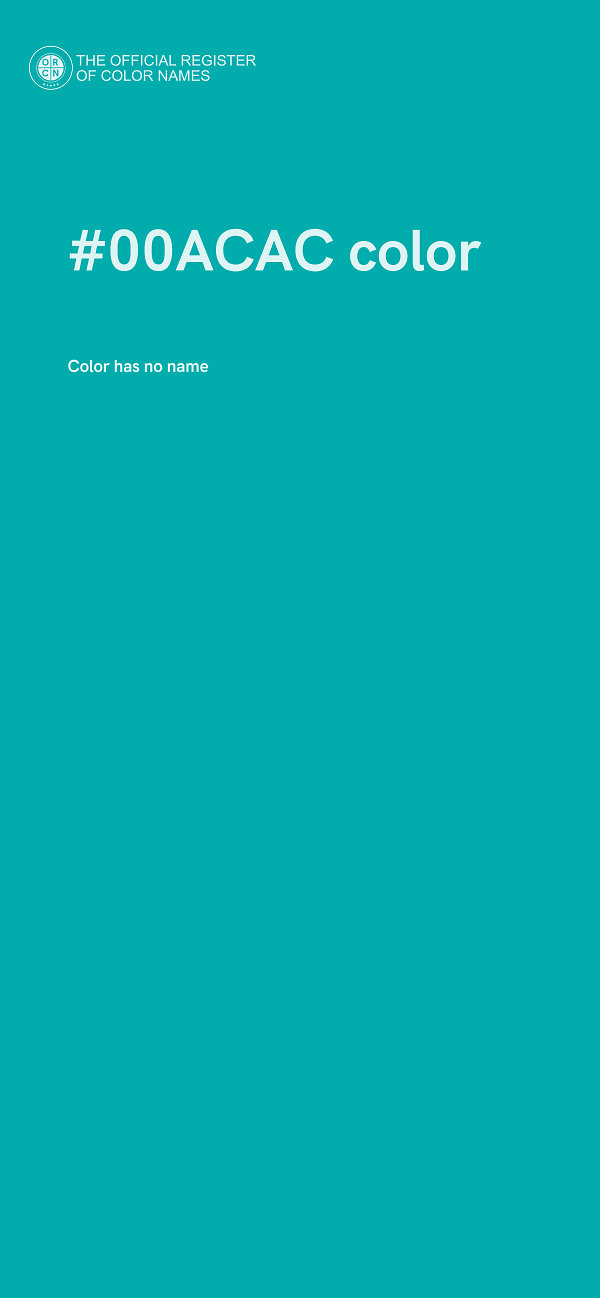 #00ACAC color image