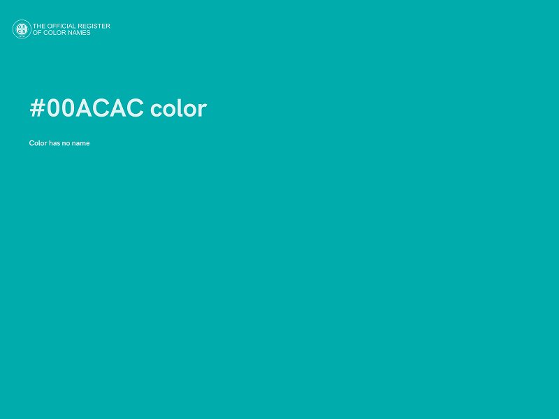 #00ACAC color image