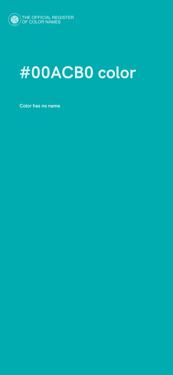 #00ACB0 color image