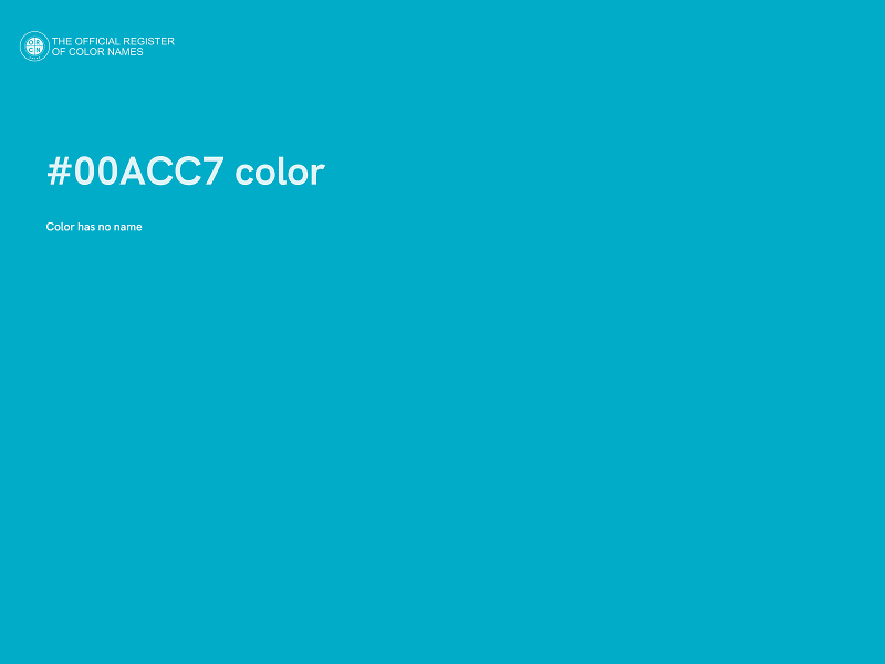 #00ACC7 color image