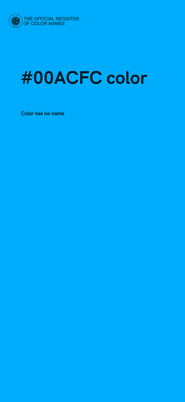 #00ACFC color image