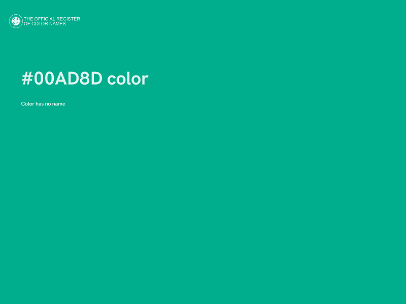 #00AD8D color image