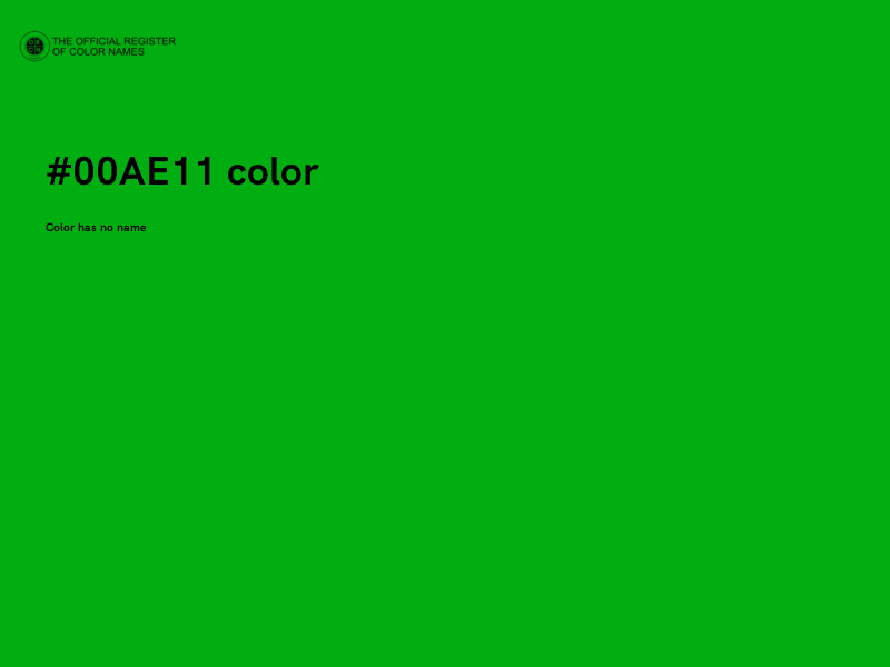#00AE11 color image