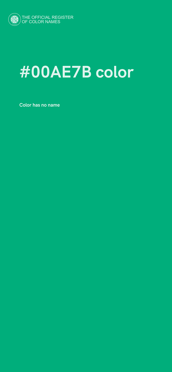 #00AE7B color image