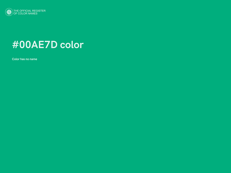 #00AE7D color image