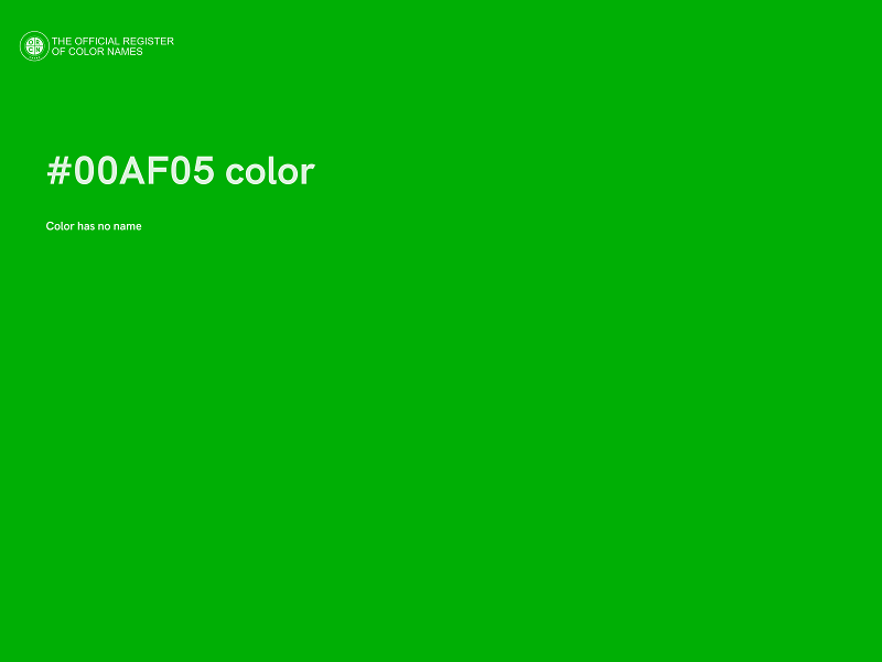 #00AF05 color image