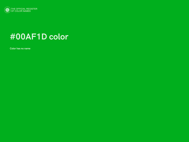 #00AF1D color image