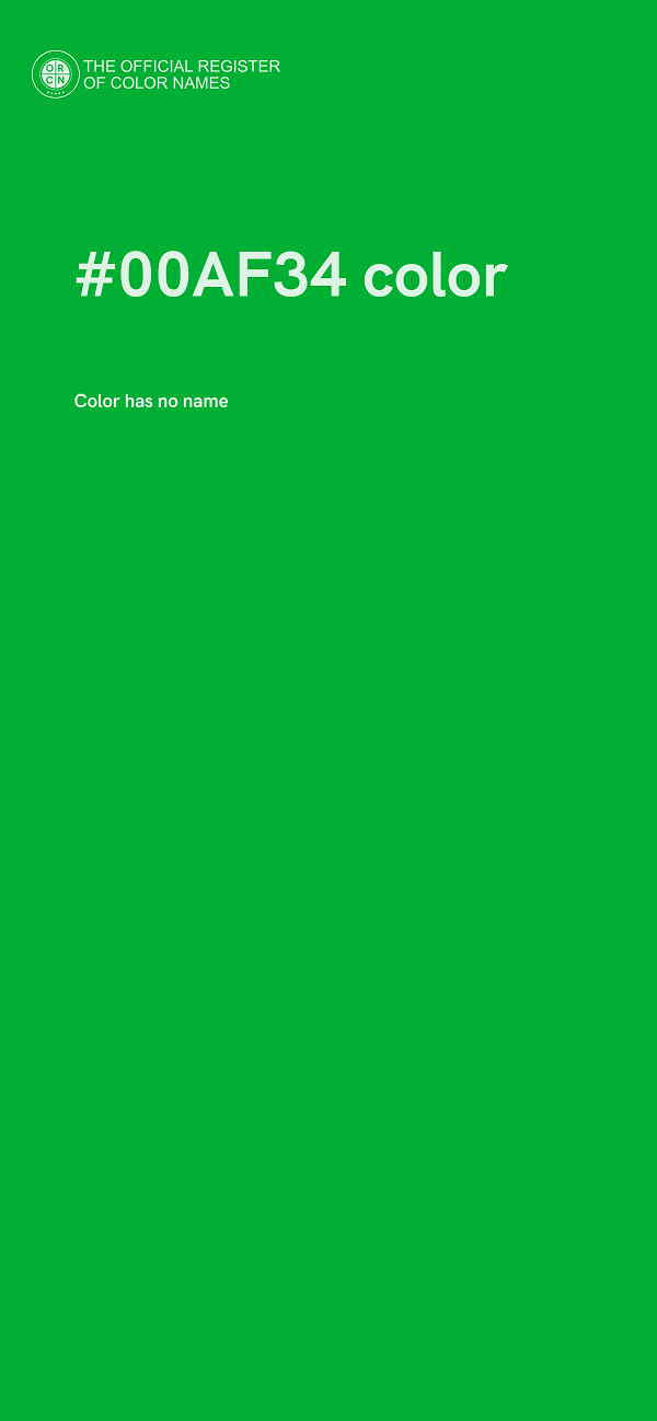 #00AF34 color image