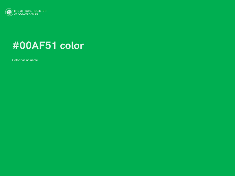 #00AF51 color image
