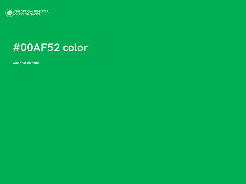 #00AF52 color image