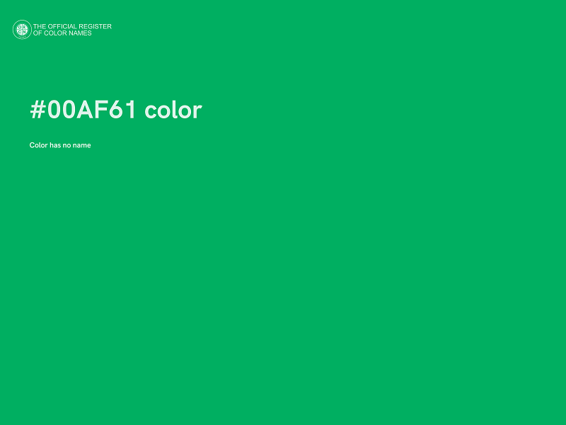 #00AF61 color image