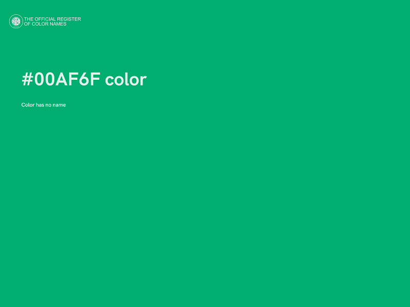 #00AF6F color image