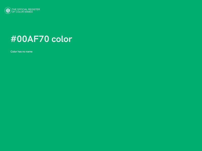 #00AF70 color image