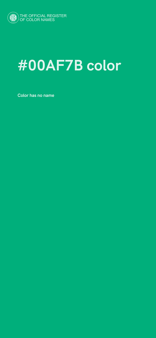 #00AF7B color image