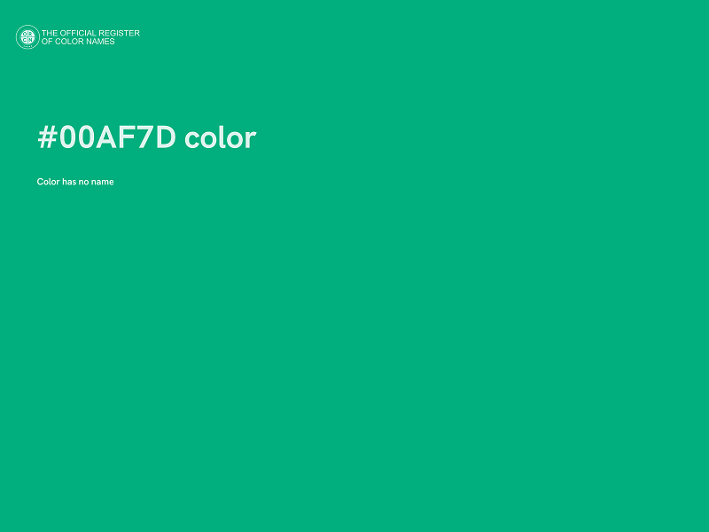 #00AF7D color image