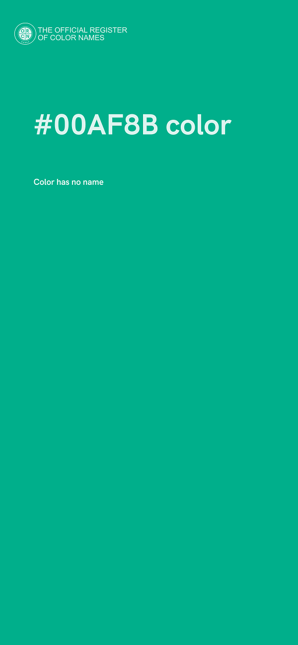 #00AF8B color image