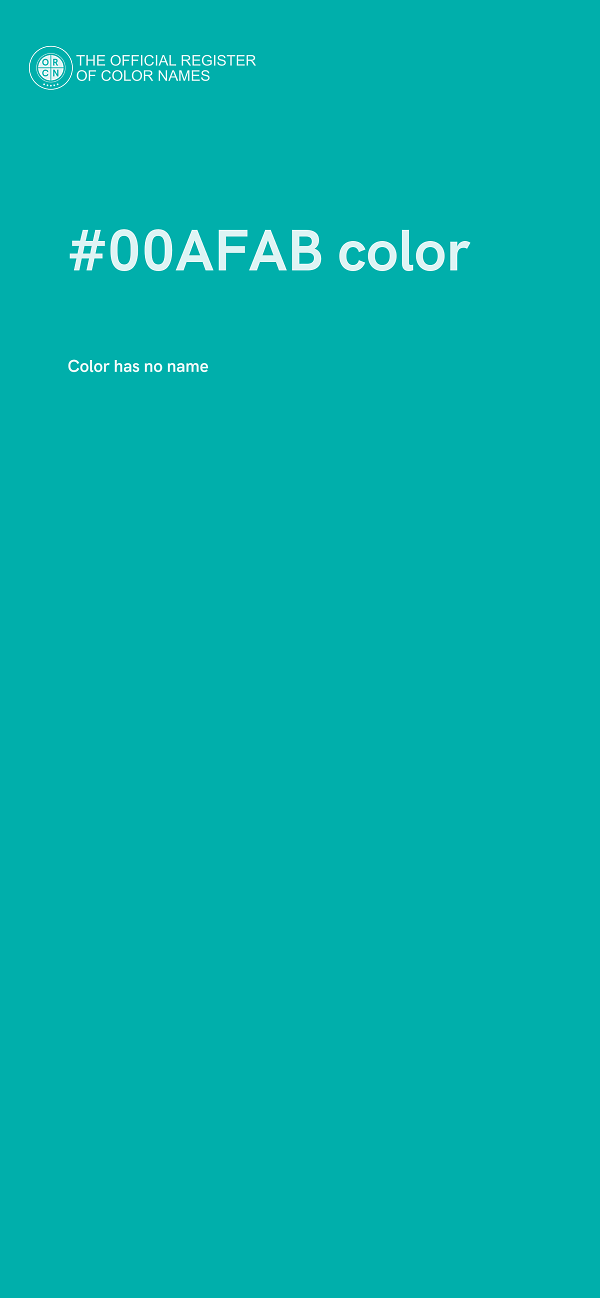 #00AFAB color image