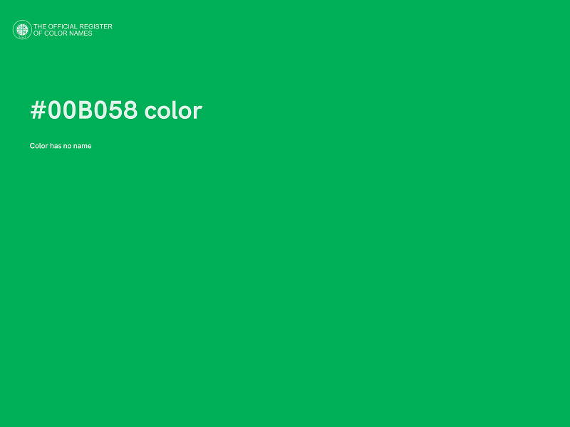 #00B058 color image