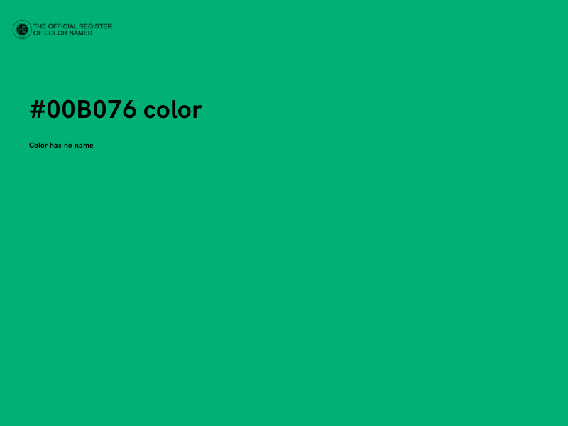 #00B076 color image