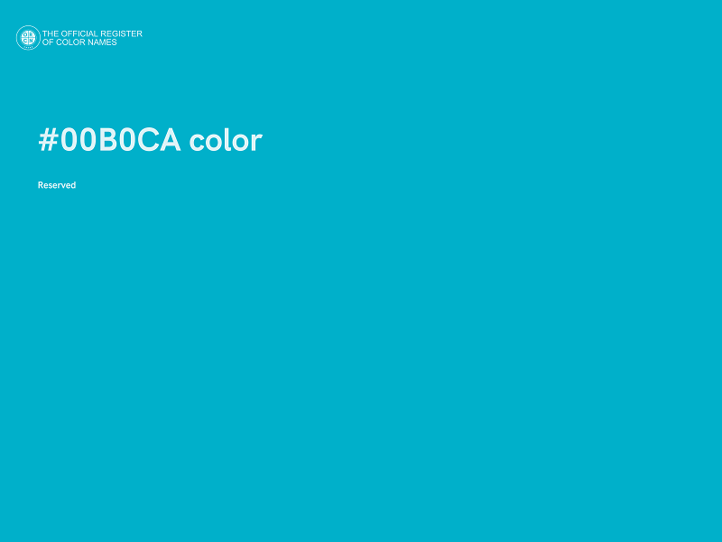 #00B0CA color image