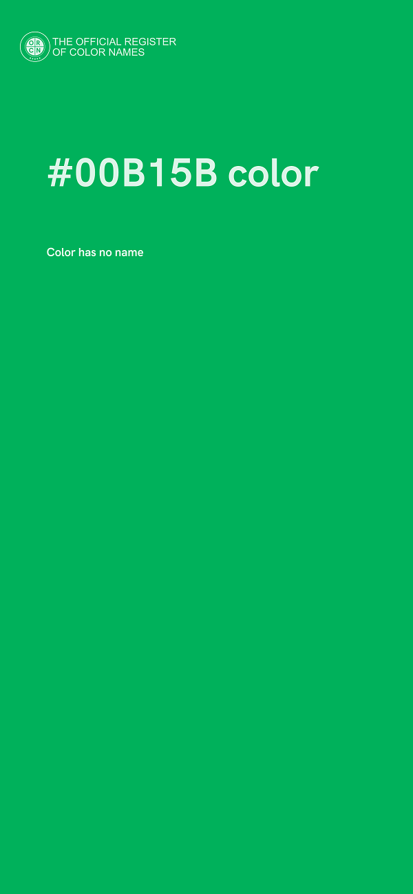 #00B15B color image