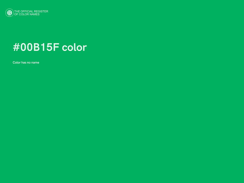 #00B15F color image