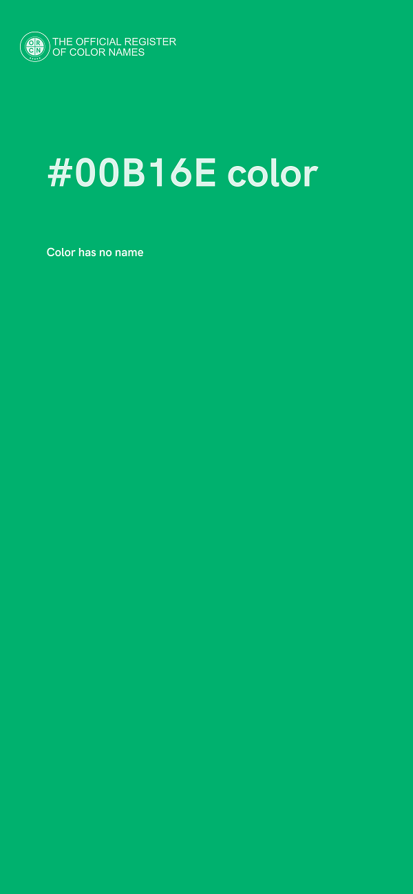 #00B16E color image