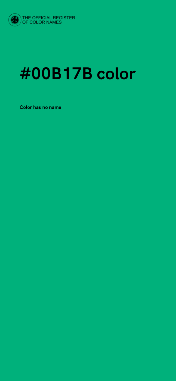 #00B17B color image