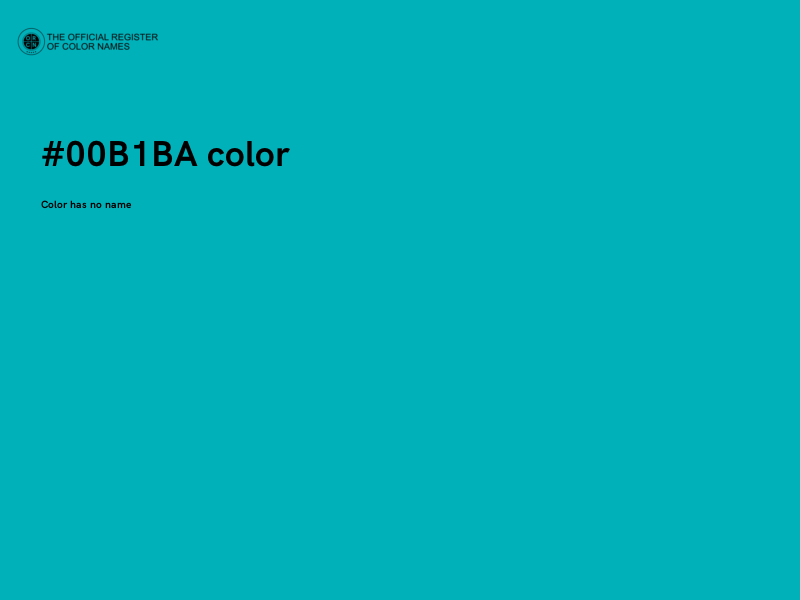 #00B1BA color image