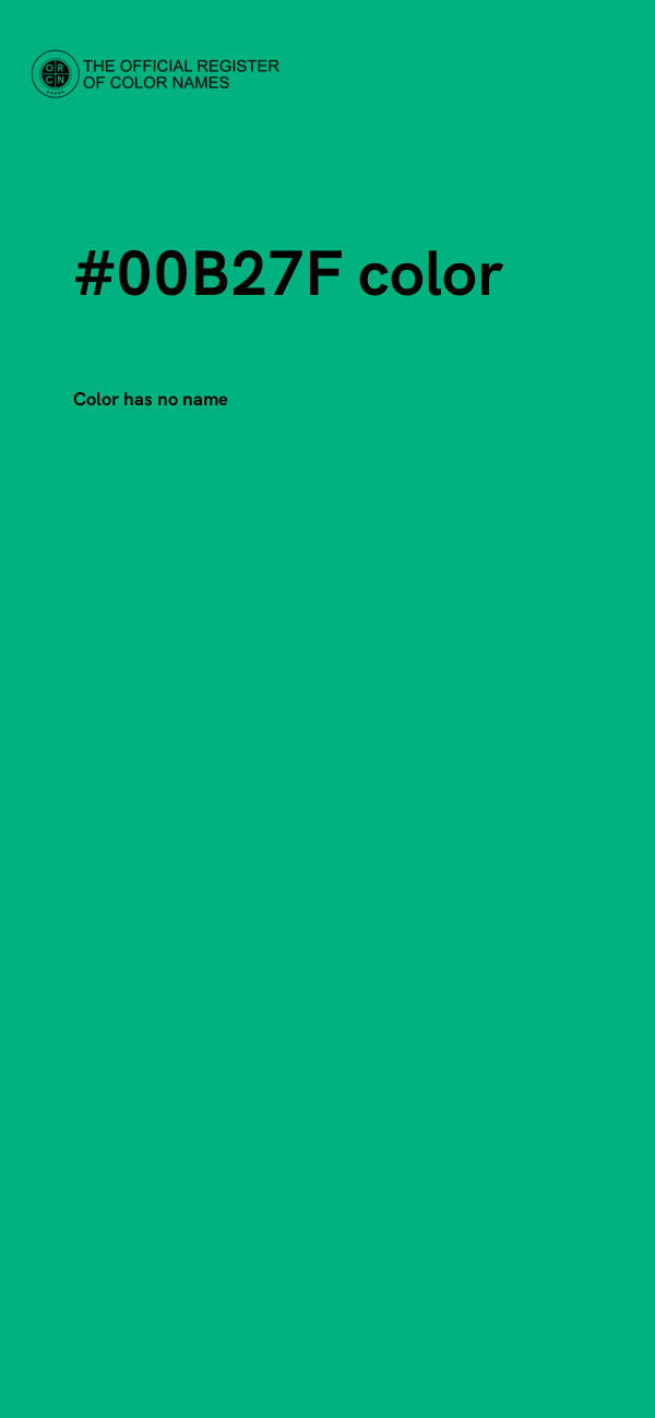 #00B27F color image