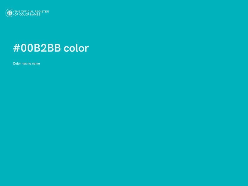 #00B2BB color image