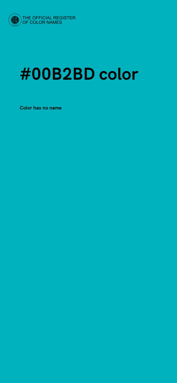 #00B2BD color image