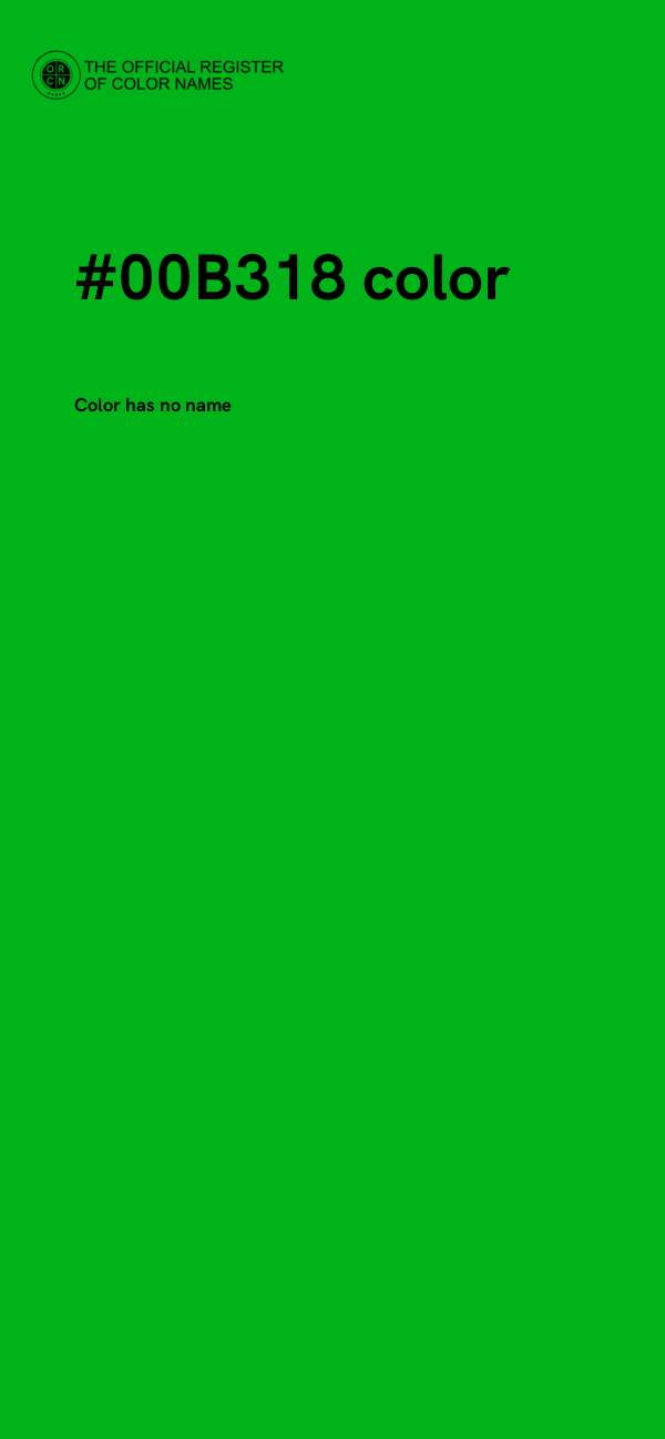 #00B318 color image