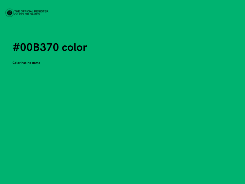 #00B370 color image