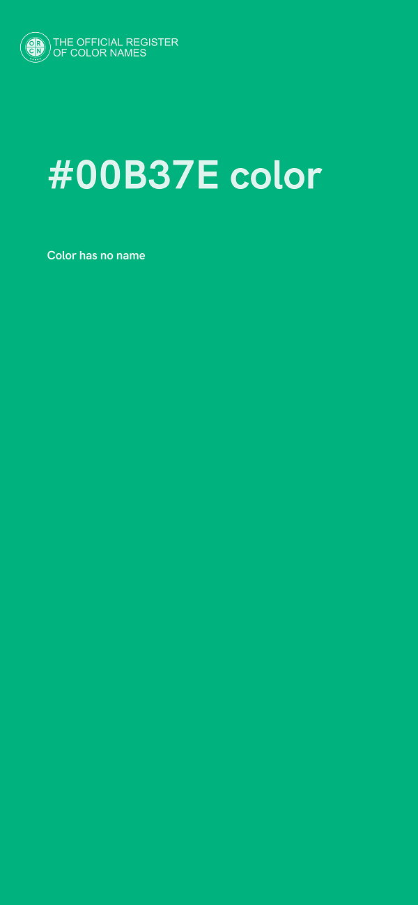 #00B37E color image
