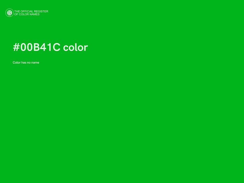 #00B41C color image