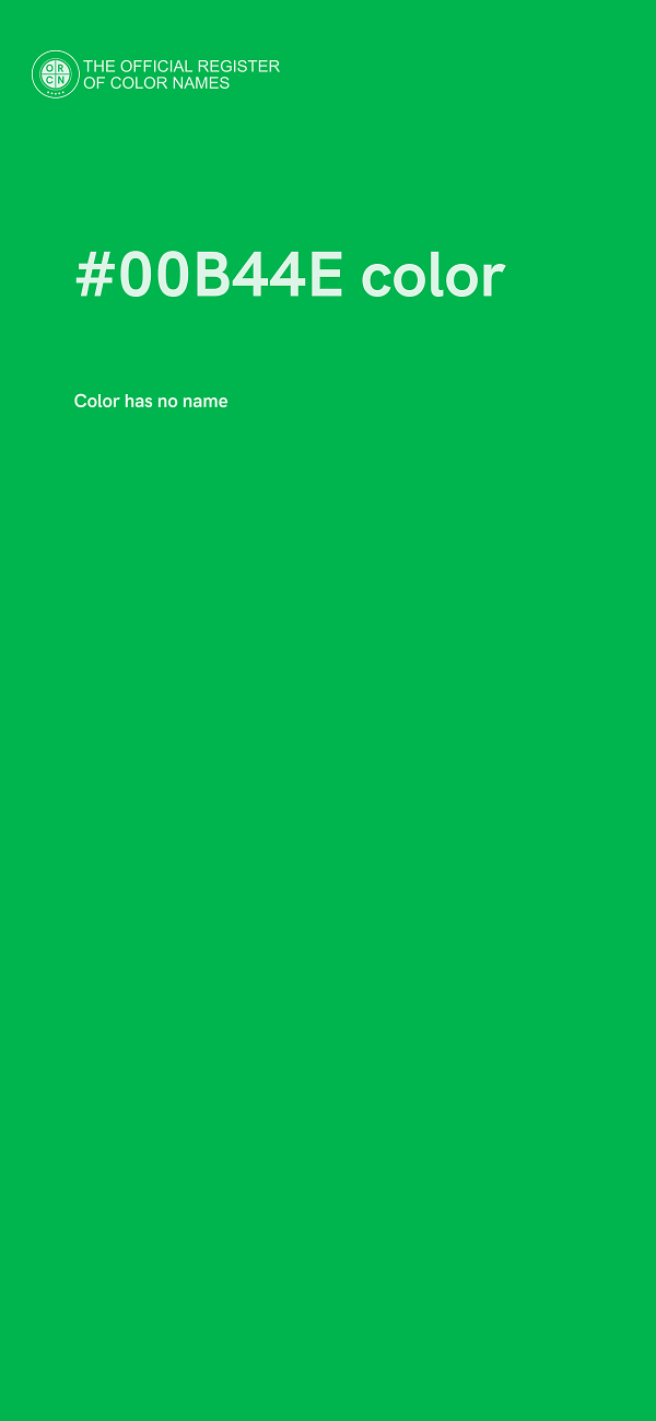 #00B44E color image