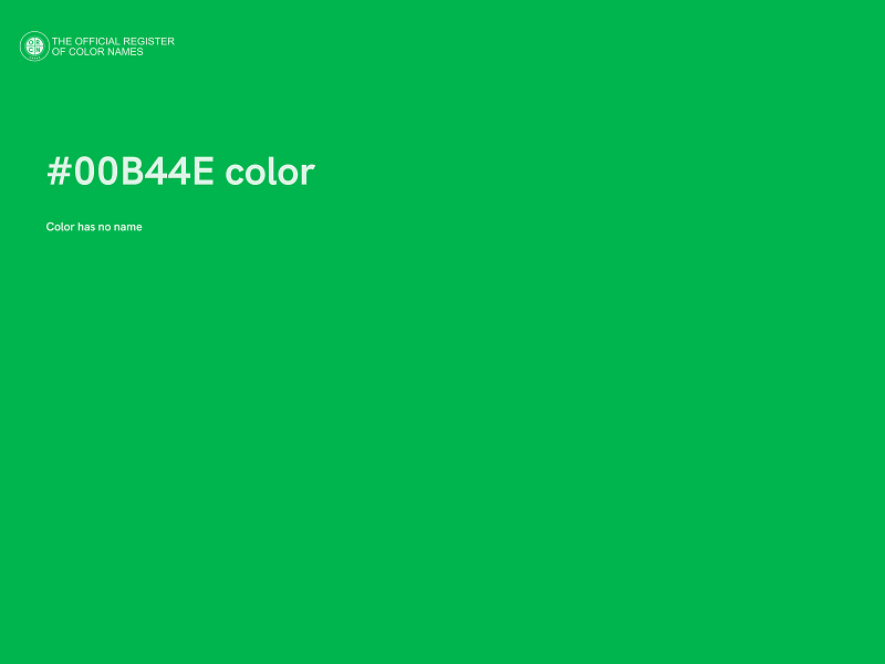 #00B44E color image