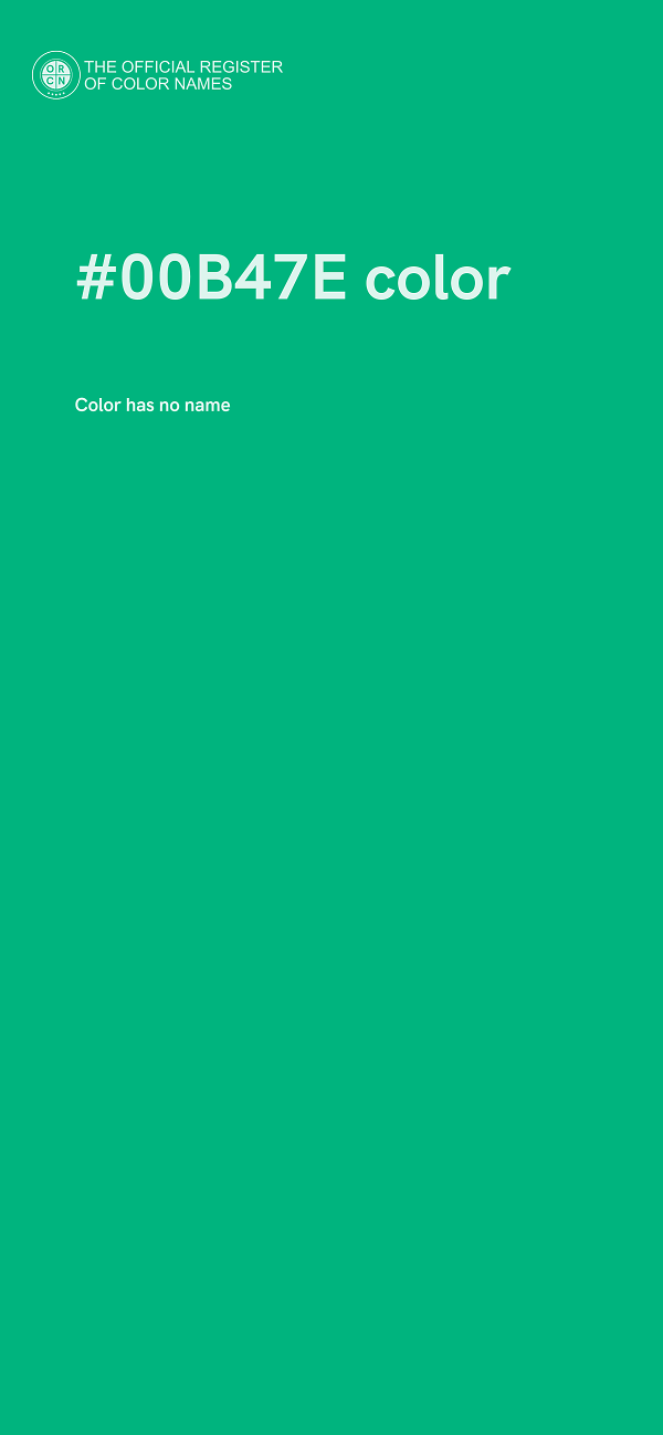#00B47E color image