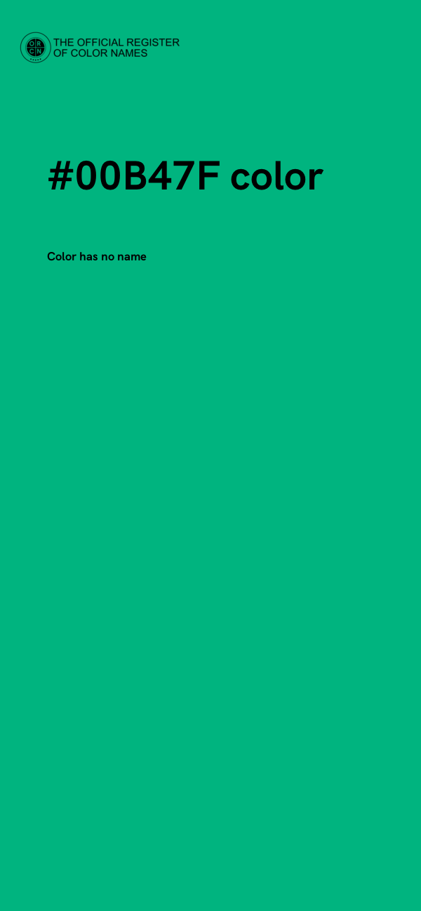 #00B47F color image