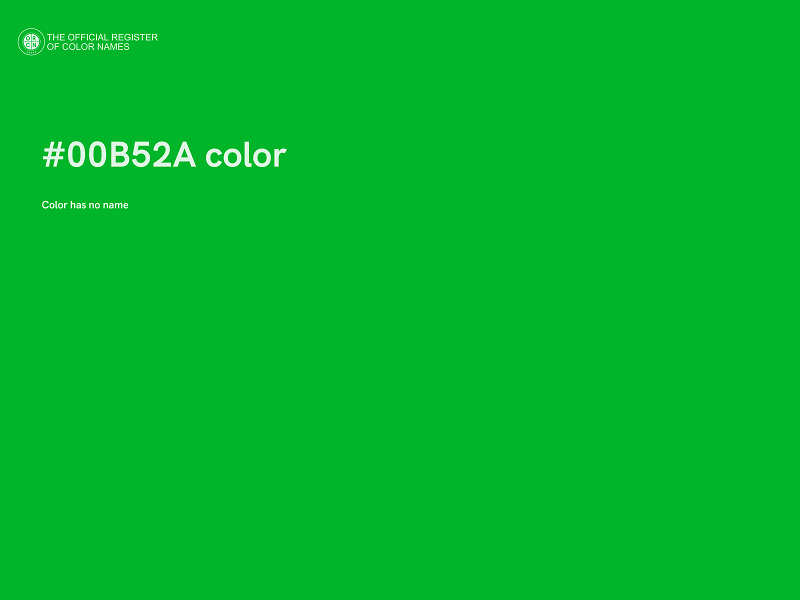 #00B52A color image