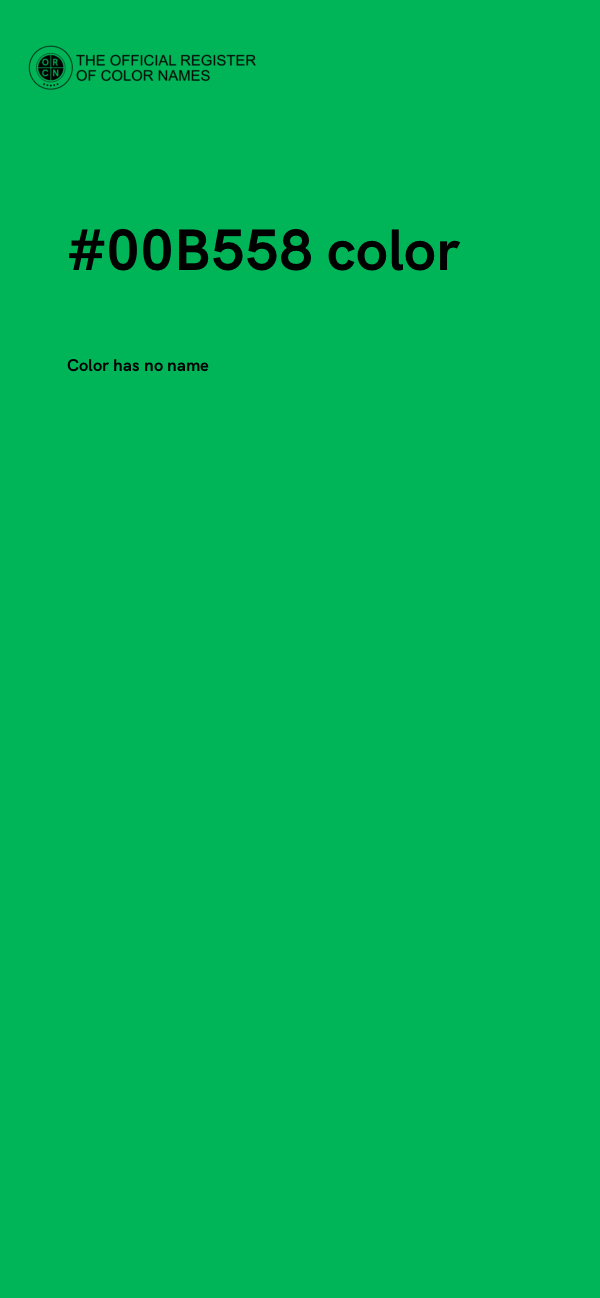 #00B558 color image