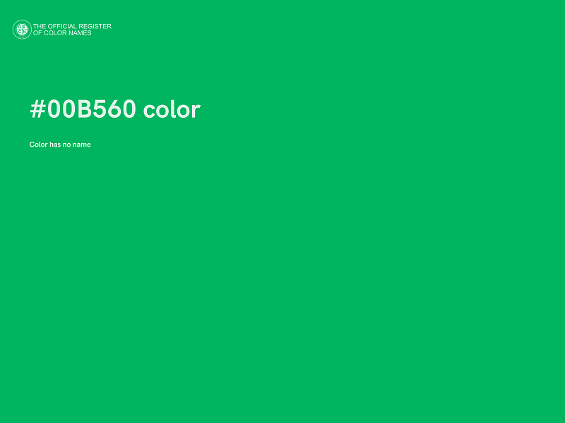 #00B560 color image