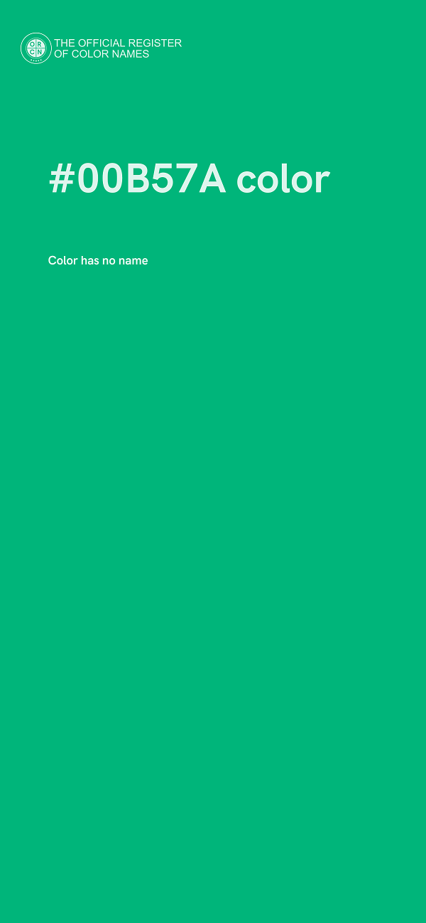 #00B57A color image