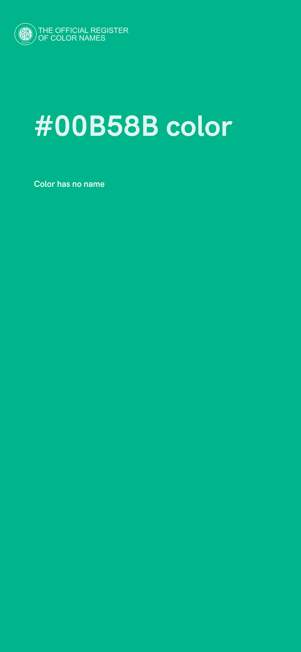 #00B58B color image