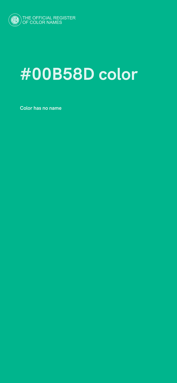 #00B58D color image
