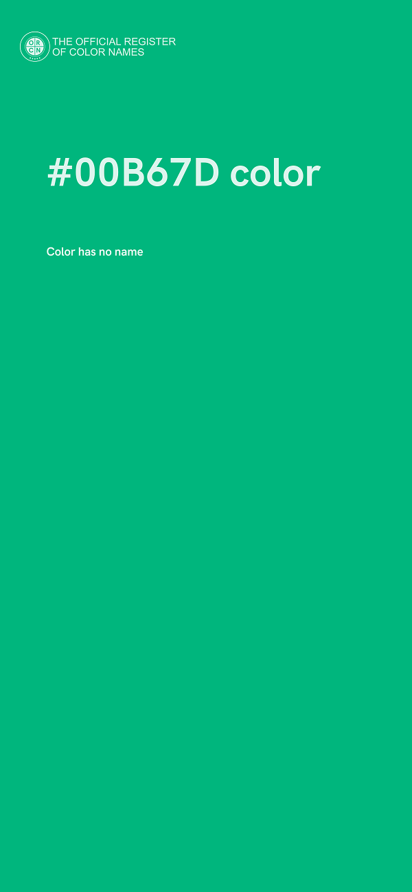 #00B67D color image